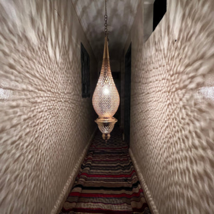 BRASS CEILING LIGHT , AMAL