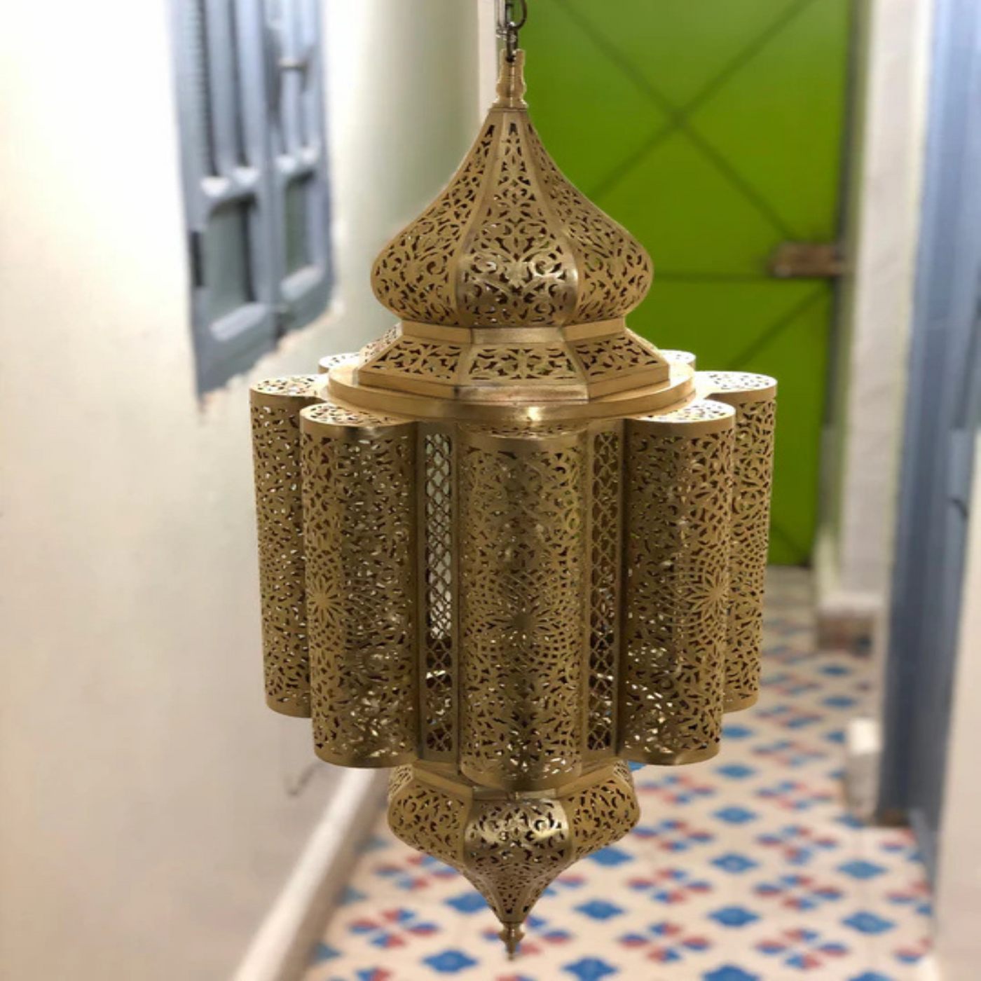 Artisan Moroccan Chandeliers – Stunning Brass in Diverse Colors.