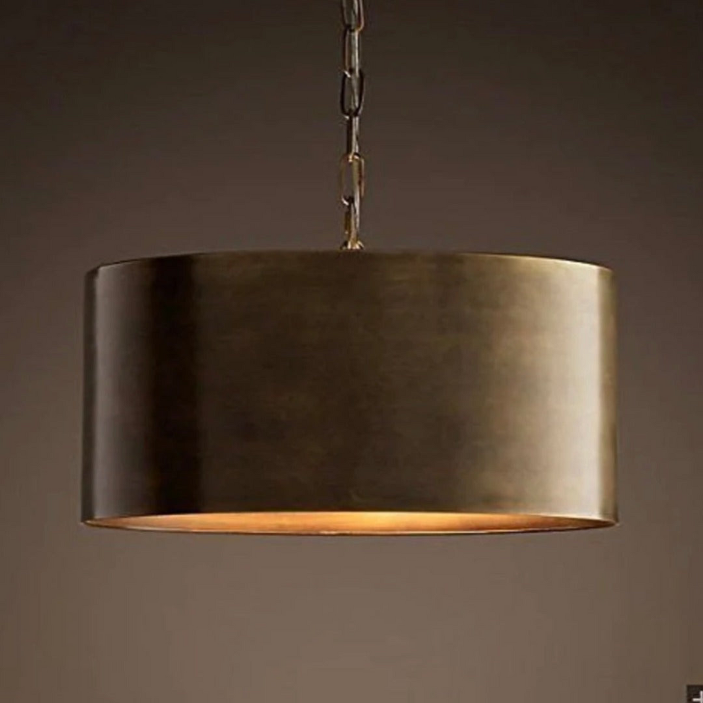 Modern Dome Lamp – Soft Gold Finish, Available in Multiple Sizes – Luxury Lighting for Home and Kitchen Decor