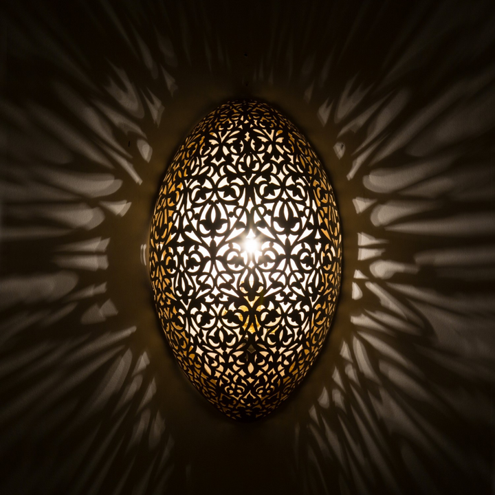 BRASS WALL SCONCE, DAREEN