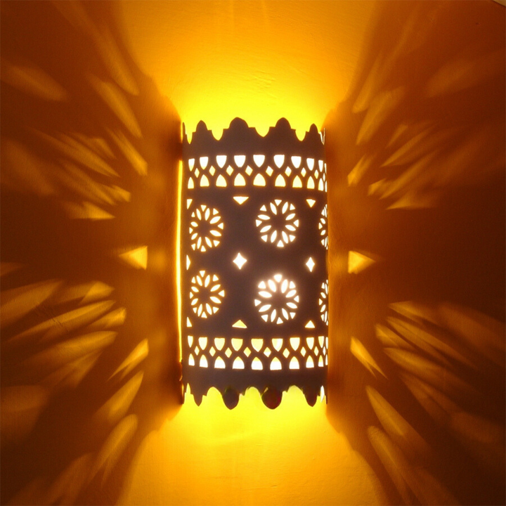 IRON WALL SCONCES, CASTLE