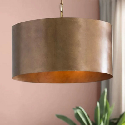 Modern Dome Lamp – Soft Gold Finish, Available in Multiple Sizes – Luxury Lighting for Home and Kitchen Decor