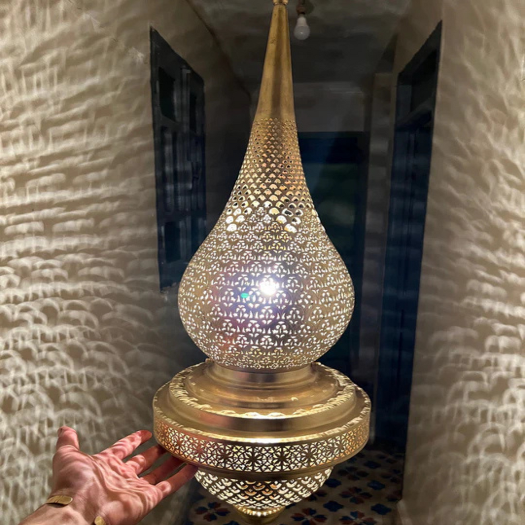 BRASS CEILING LIGHT , AHMAD