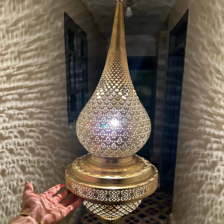BRASS CEILING LIGHT , AHMAD