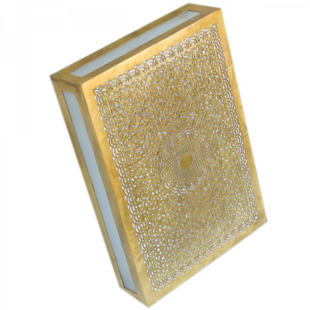 BRASS WALL SCONCE, SUHAIL