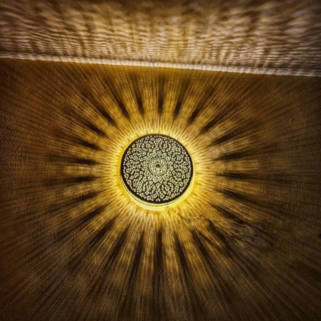 BRASS WALL SCONCE, ZWINA