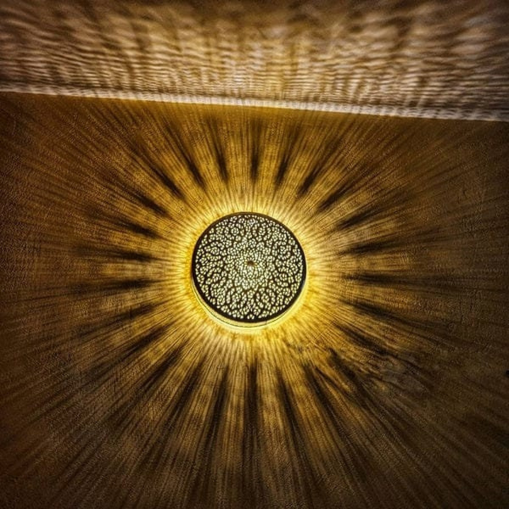 BRASS WALL SCONCE, ZWINA