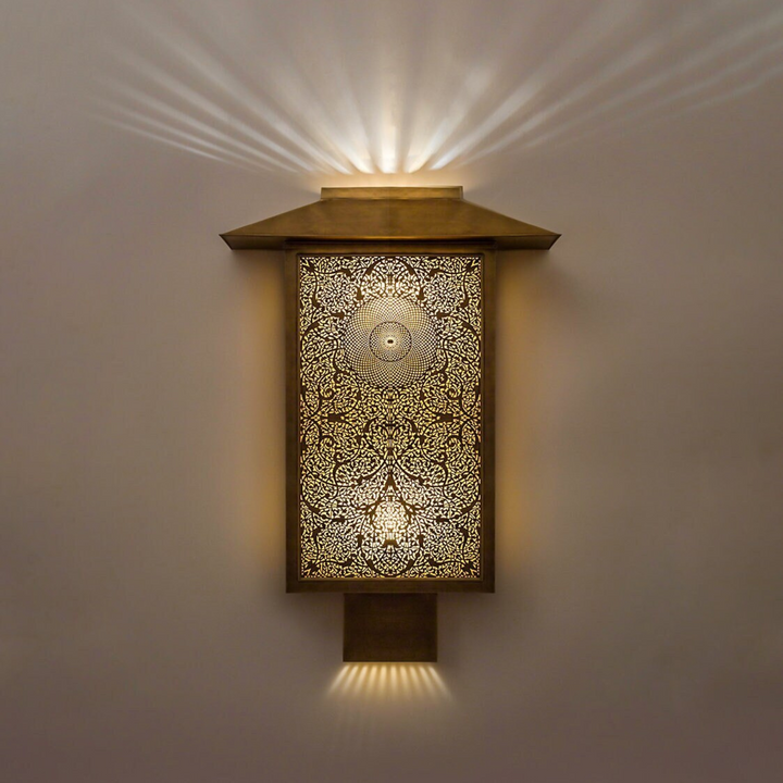 BRASS WALL SCONCE, KALILA
