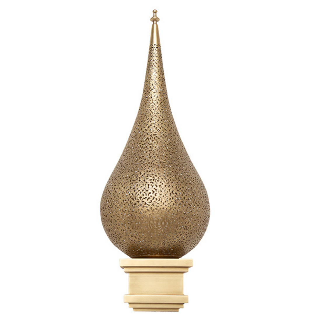 BRASS WALL SCONCE, HATEM