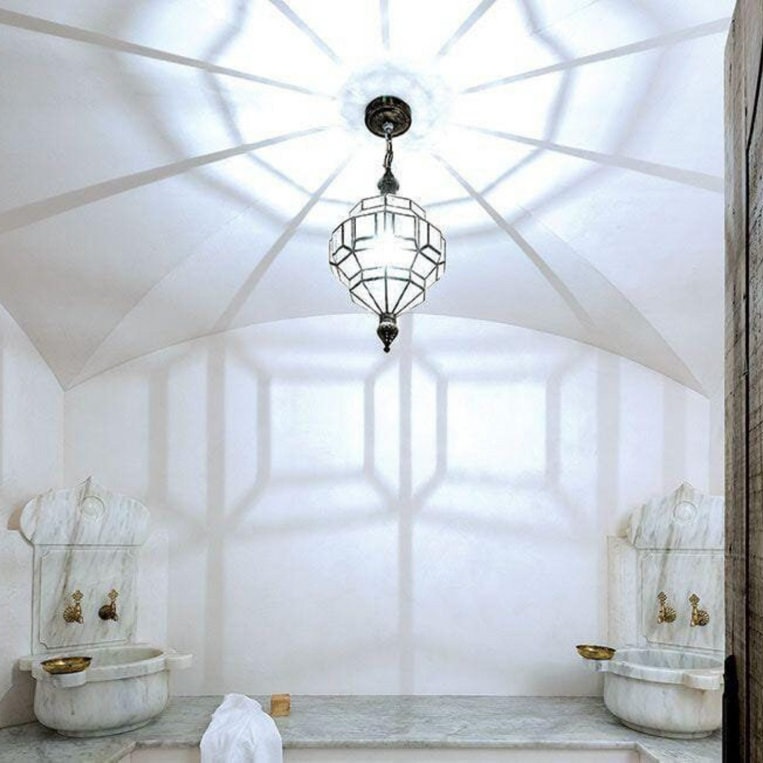 GEOMETRIC GLASS LAMPS, MILOUD TRANSPARENT