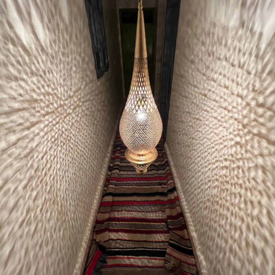 BRASS CEILING LIGHT , AMAL