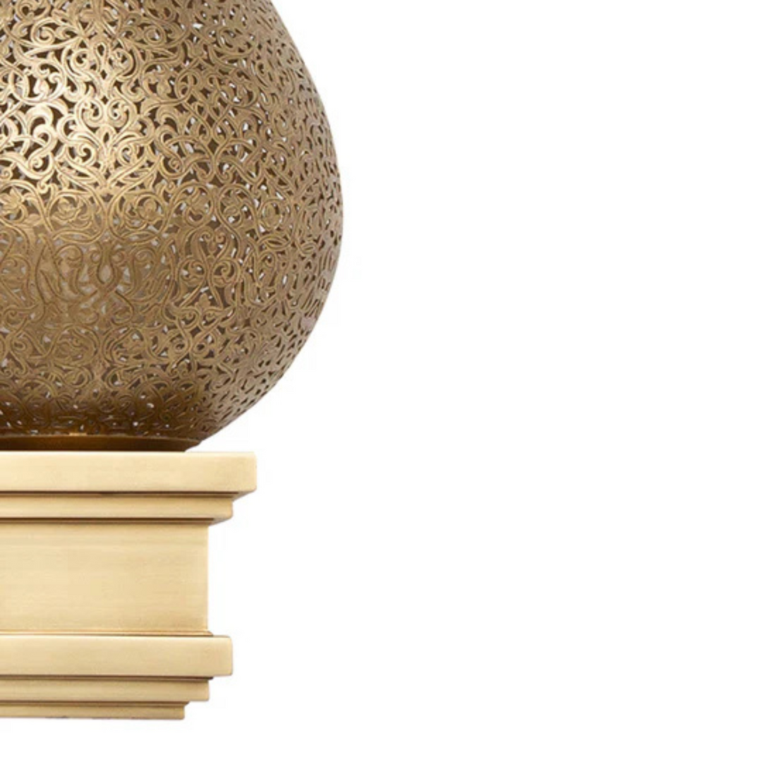 BRASS WALL SCONCE, RIAD