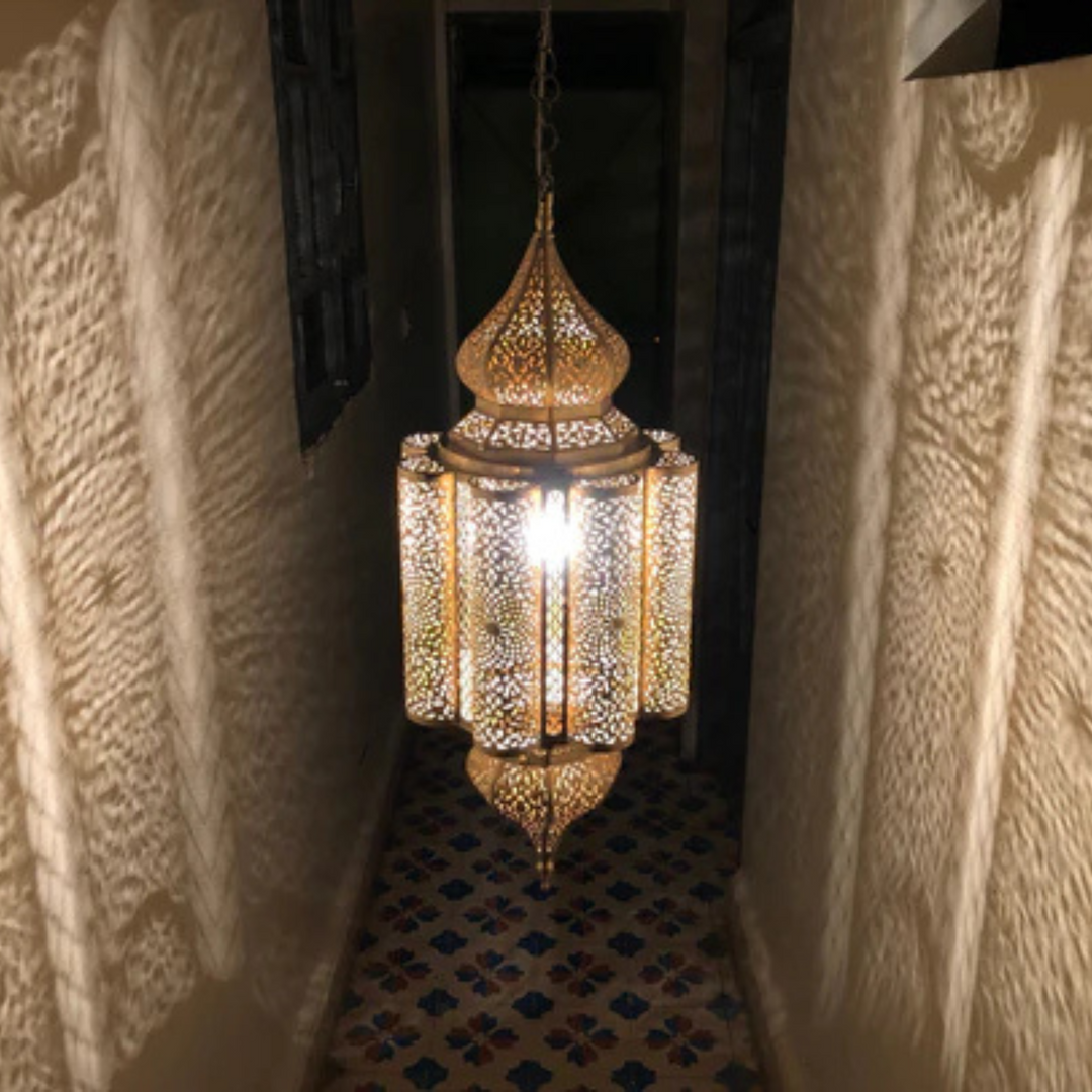 BRASS CEILING LIGHT , SAFAE 2