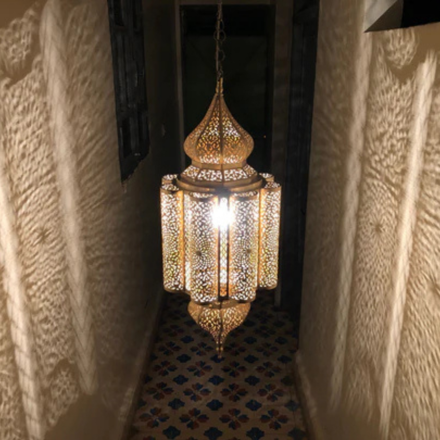 Artisan Moroccan Chandeliers – Stunning Brass in Diverse Colors.