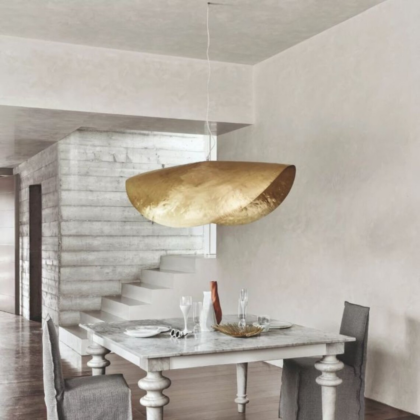 Handcrafted Leaf Pendant Light – Solid Brass, Ready to Install, Ideal for Luxury Home & Business Lighting