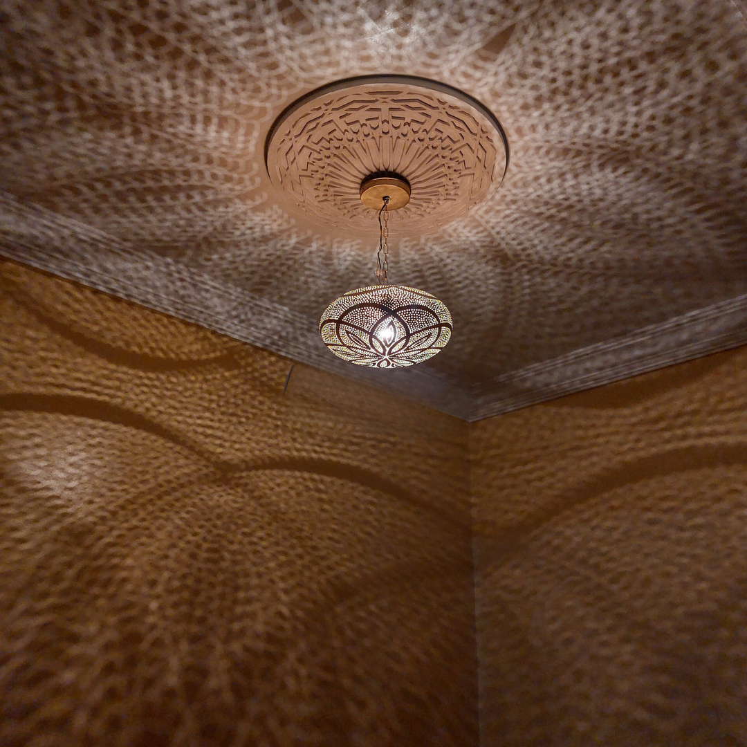 BRASS CEILING LIGHT , KHALIL