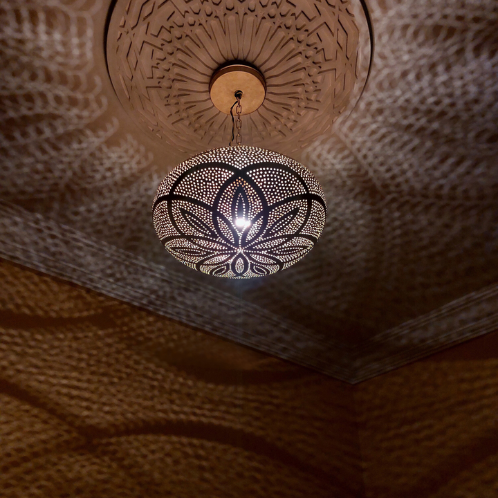 BRASS CEILING LIGHT , KHALIL
