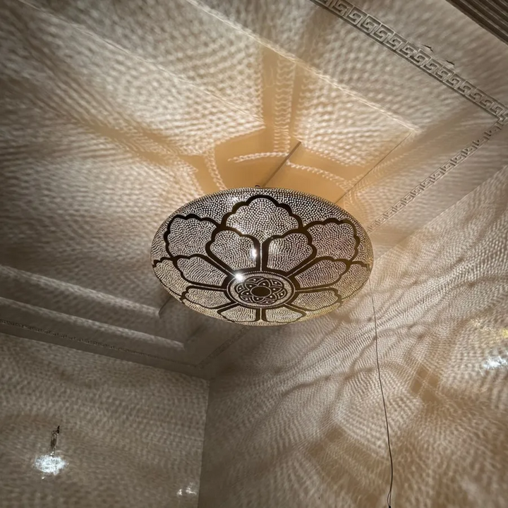 BRASS CEILING LIGHT , ZAINAB