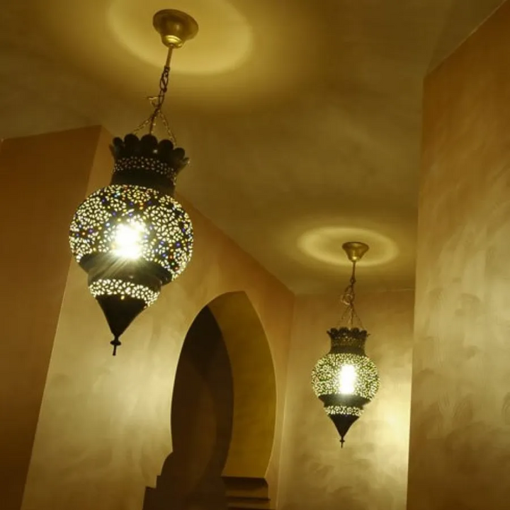 BRASS CEILING LIGHT , NABILA