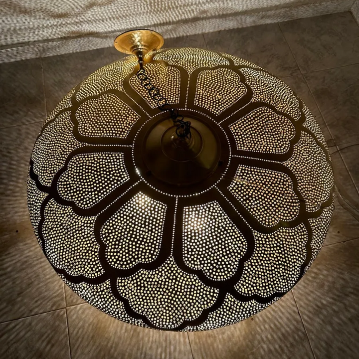 BRASS CEILING LIGHT , ZAINAB