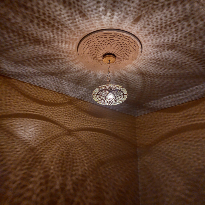BRASS CEILING LIGHT , KHALIL