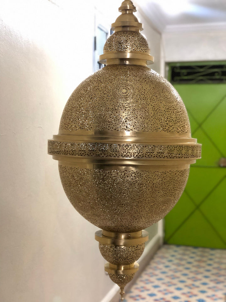 BRASS CEILING LIGHT , NASSIM XXL