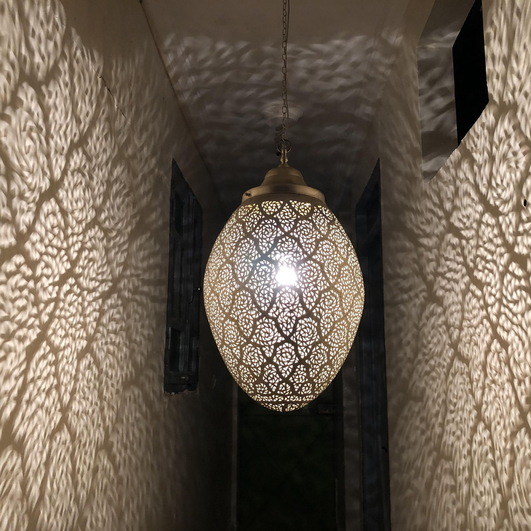 BRASS CEILING LIGHT , IMAN