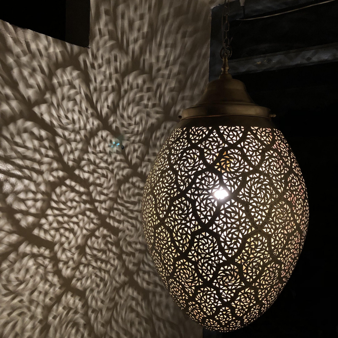 BRASS CEILING LIGHT , IMAN