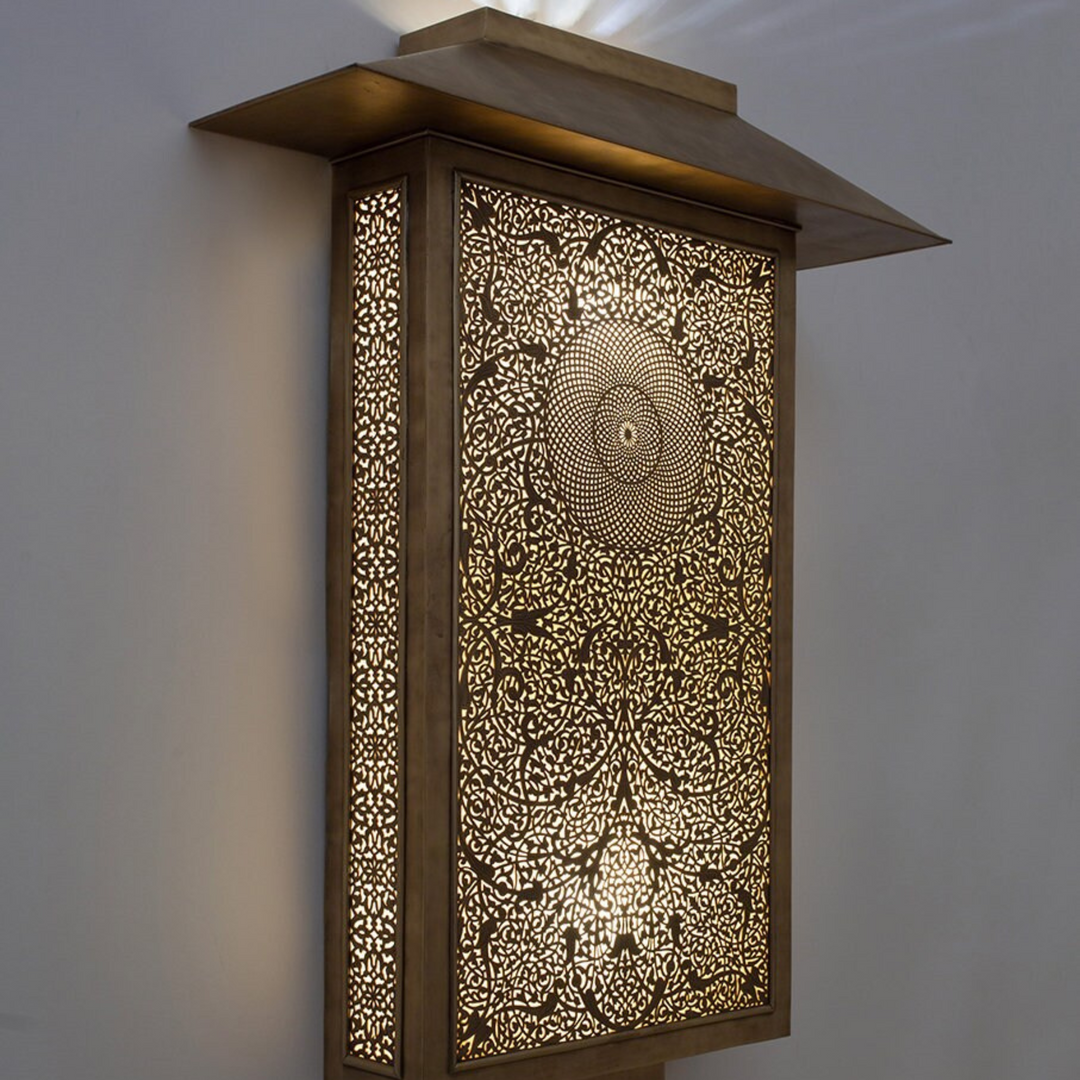 BRASS WALL SCONCE, KALILA