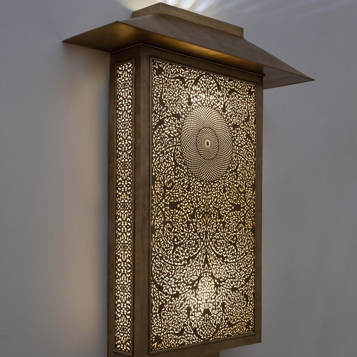 BRASS WALL SCONCE, KALILA