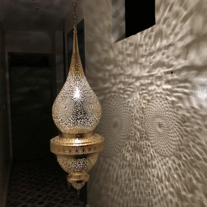 BRASS CEILING LIGHT , WALEED