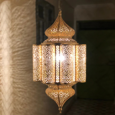 Artisan Moroccan Chandeliers – Stunning Brass in Diverse Colors.