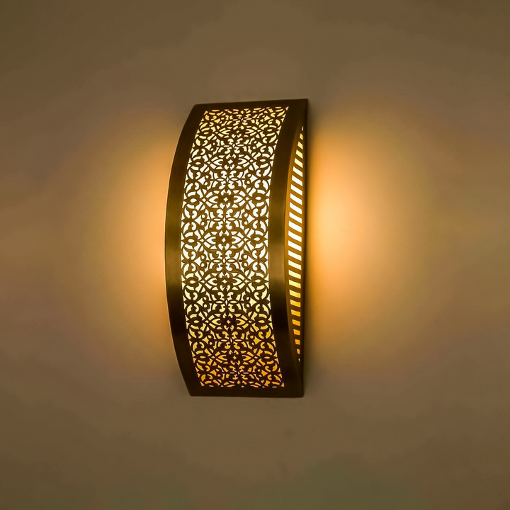 BRASS WALL SCONCE, GHALIA