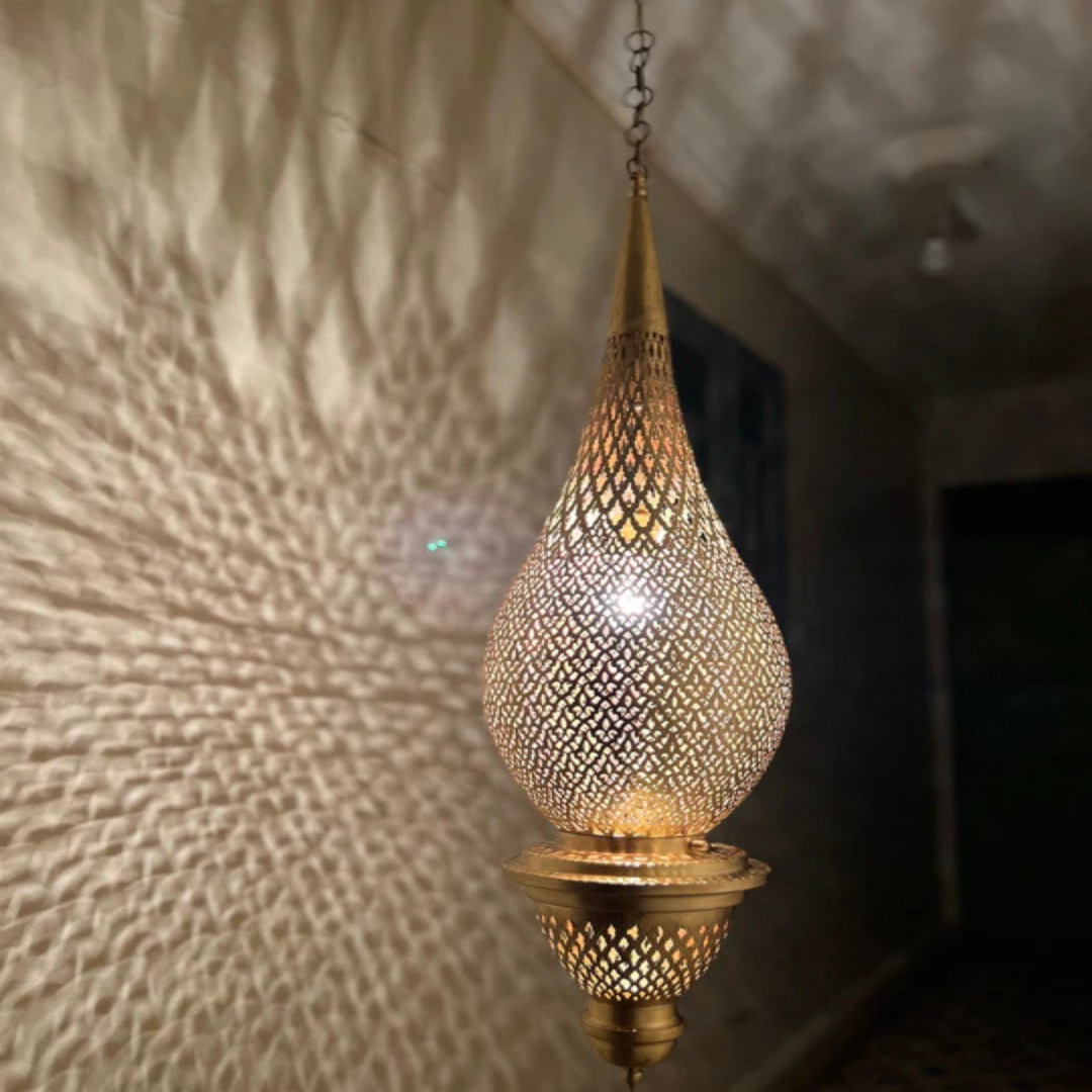 BRASS CEILING LIGHT , AMAL