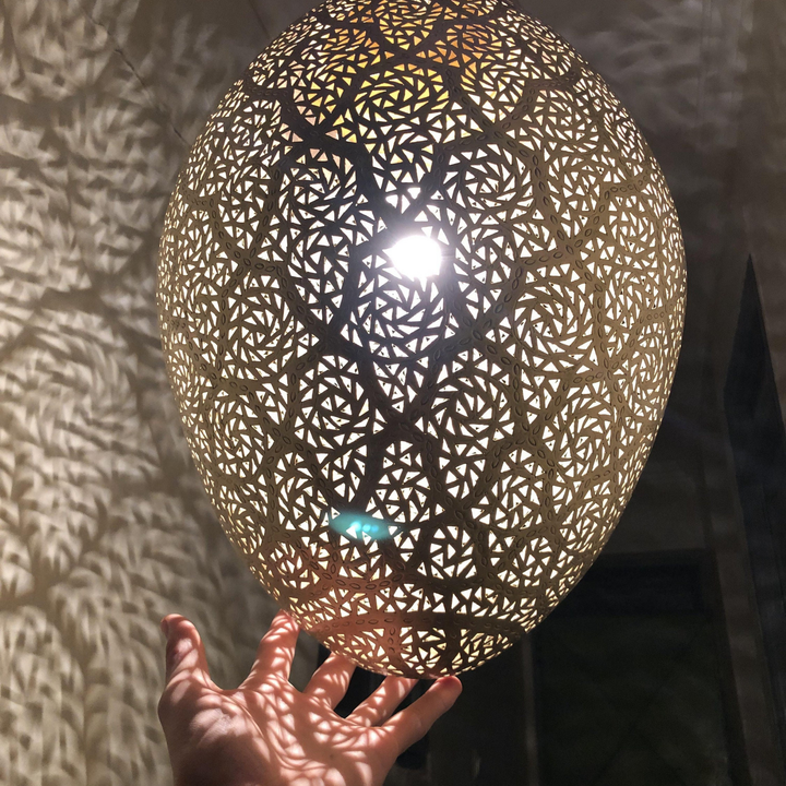 BRASS CEILING LIGHT , IMAN