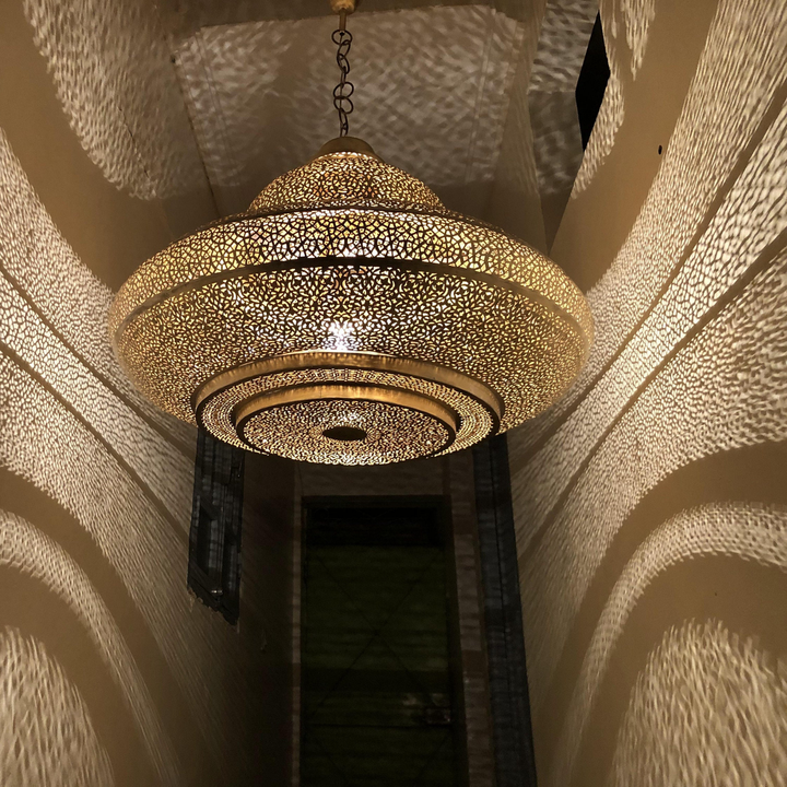BRASS CEILING LIGHT , LUBNA