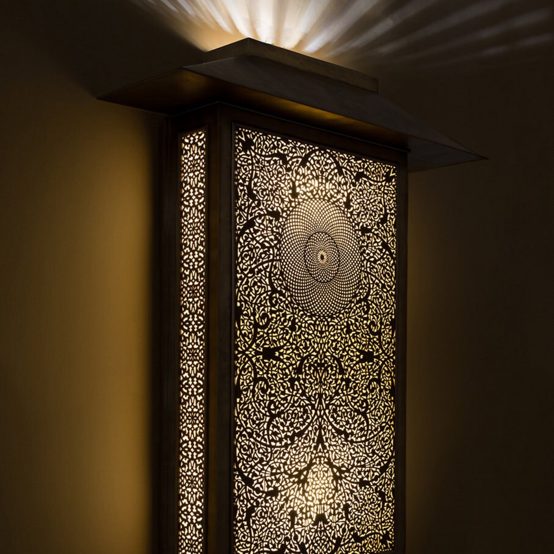 BRASS WALL SCONCE, KALILA
