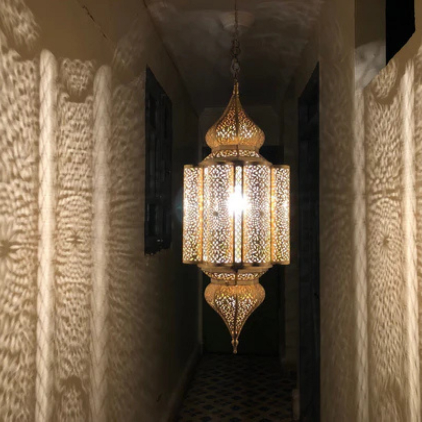 Artisan Moroccan Chandeliers – Stunning Brass in Diverse Colors.