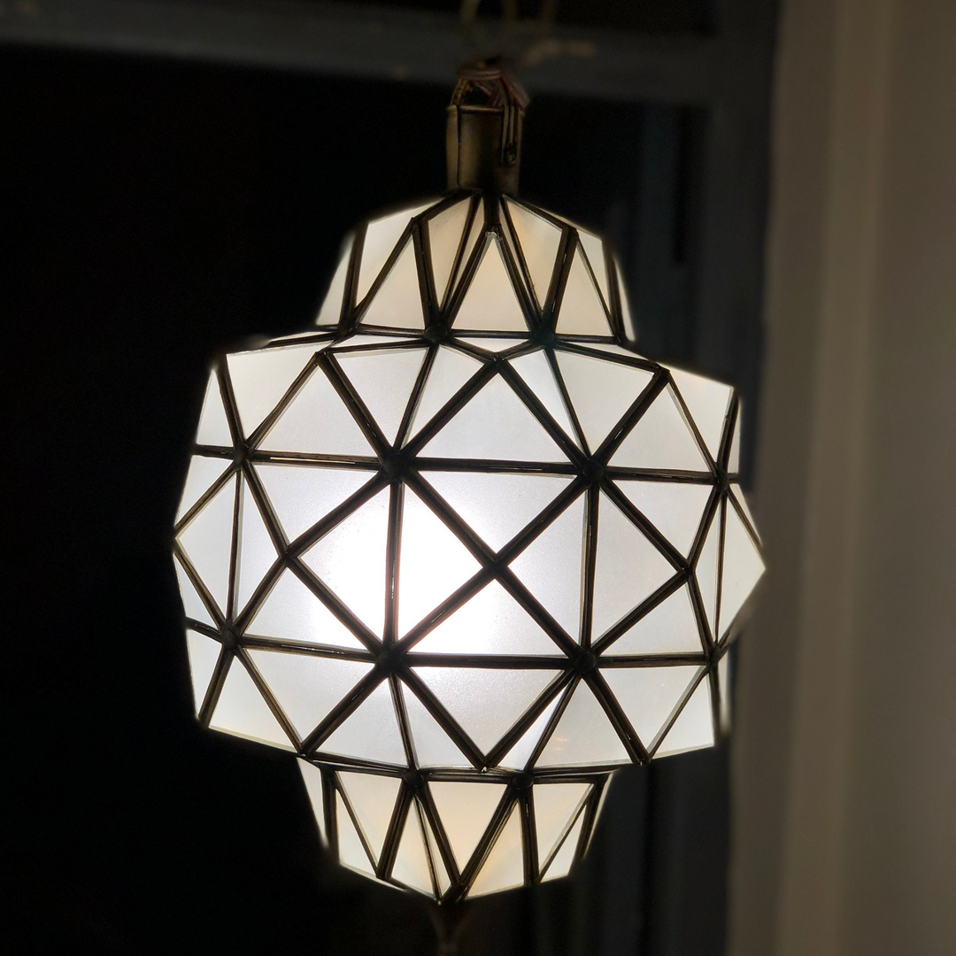 BRASS CEILING LIGHT , JAAJ