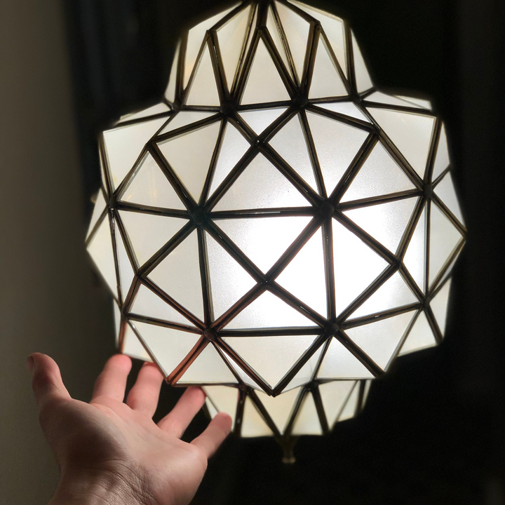 BRASS CEILING LIGHT , JAAJ