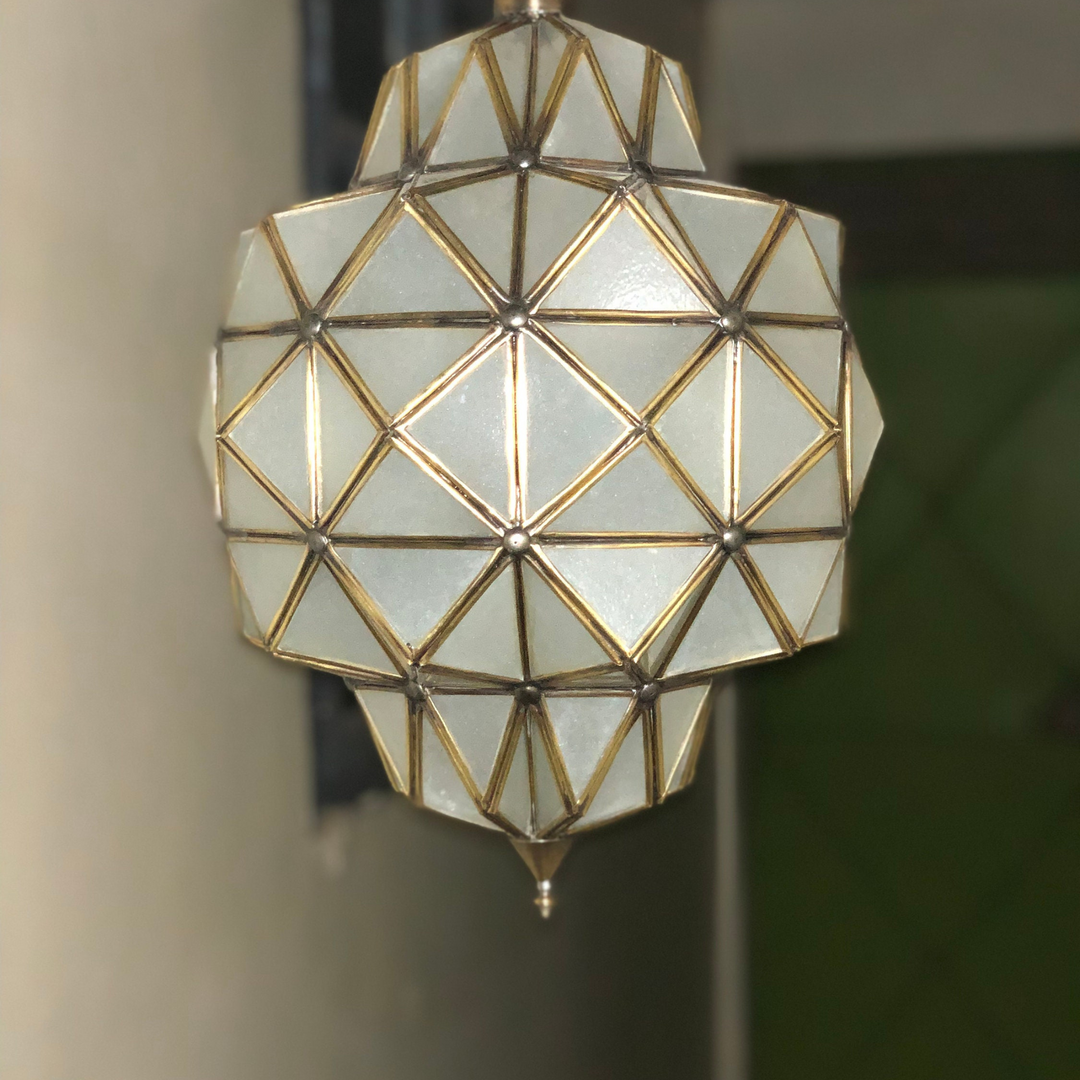 BRASS CEILING LIGHT , JAAJ