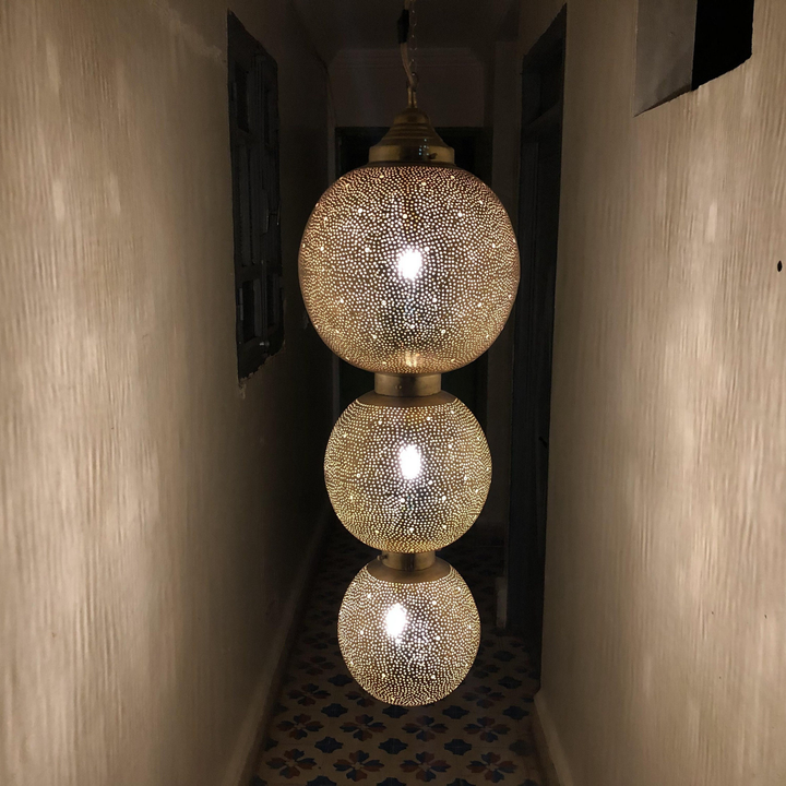 BRASS CEILING LIGHT , SOULAIMAN