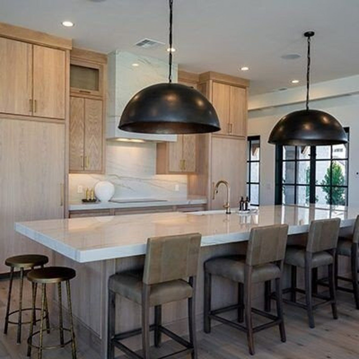DOME CEILING LIGHT, FULL BLACK