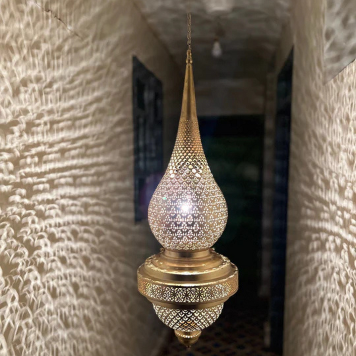 BRASS CEILING LIGHT , AHMAD