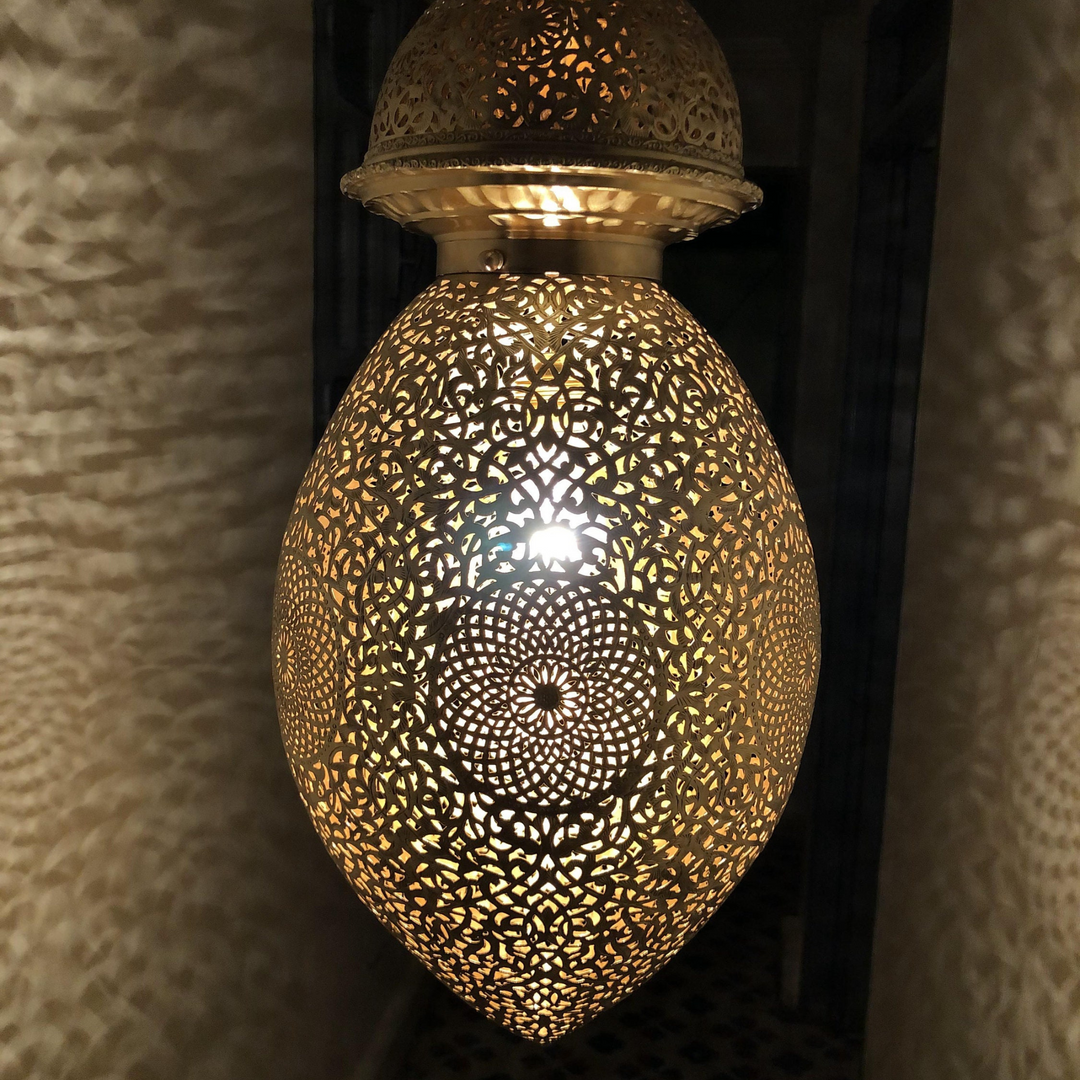 BRASS CEILING LIGHT , ALI