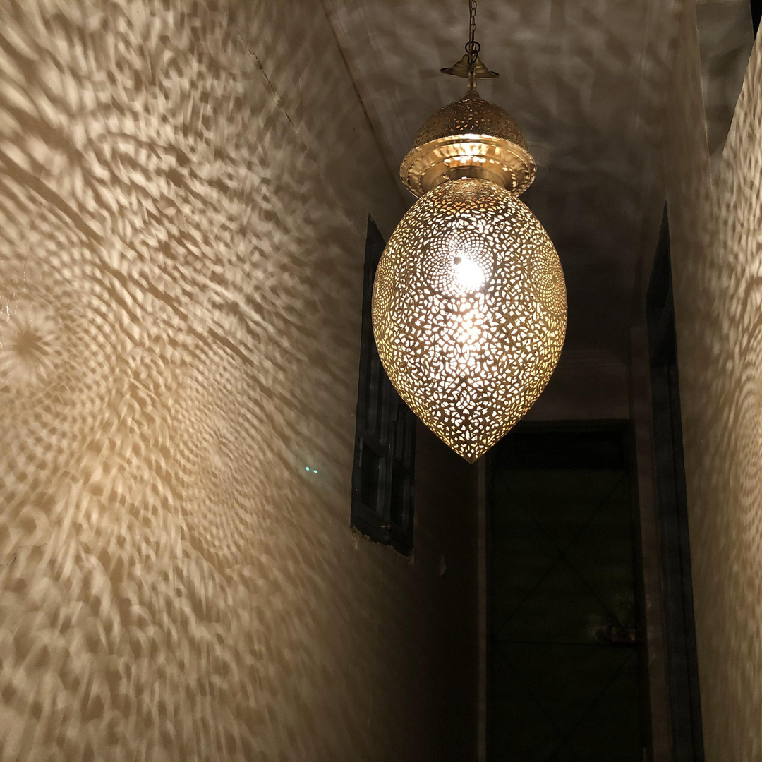BRASS CEILING LIGHT , ALI