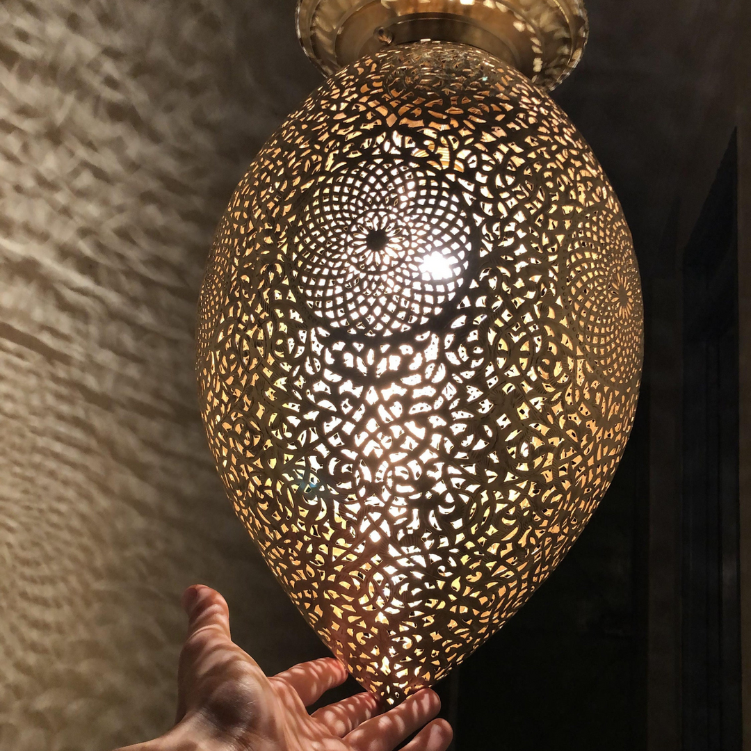 BRASS CEILING LIGHT , ALI