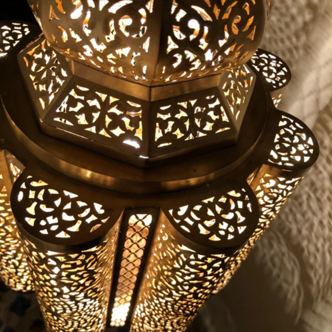 BRASS CEILING LIGHT , SAFAE 2