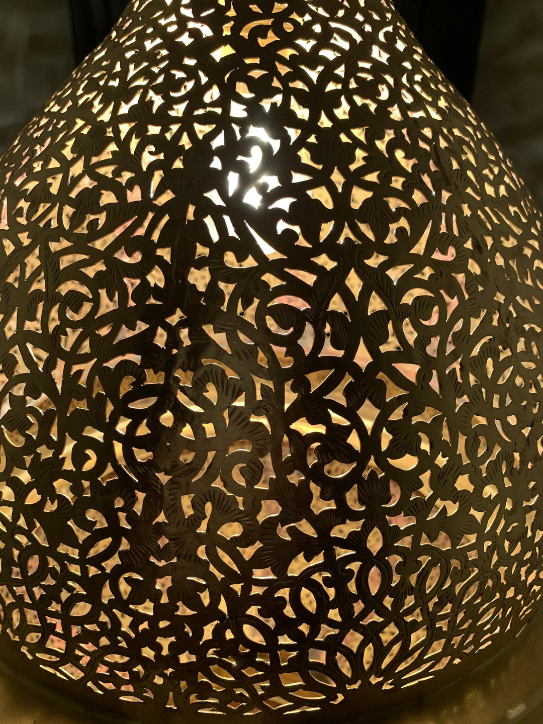 BRASS CEILING LIGHT , NASSIM XL