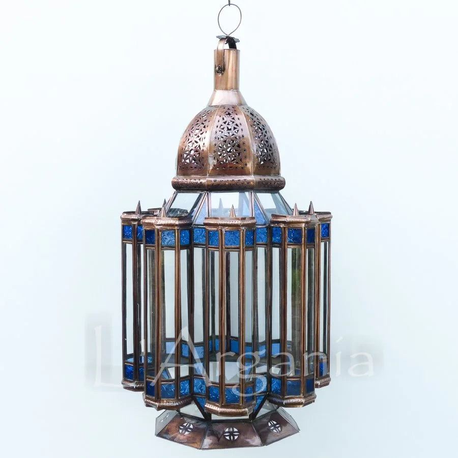 MOROCCAN LANTERNS, MAMOUNIA BLUE